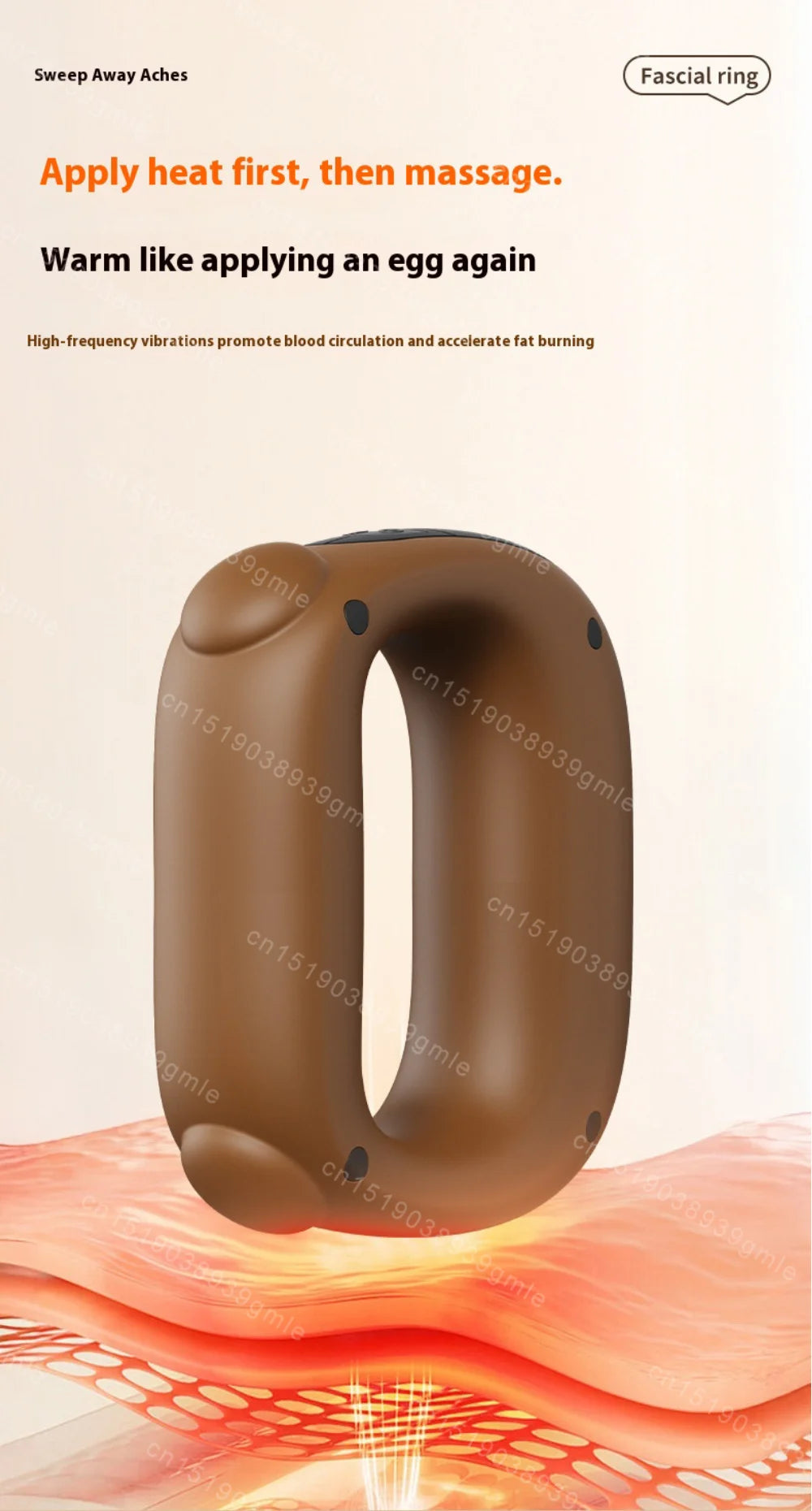 Fascia Vibration Mini Massage Ring