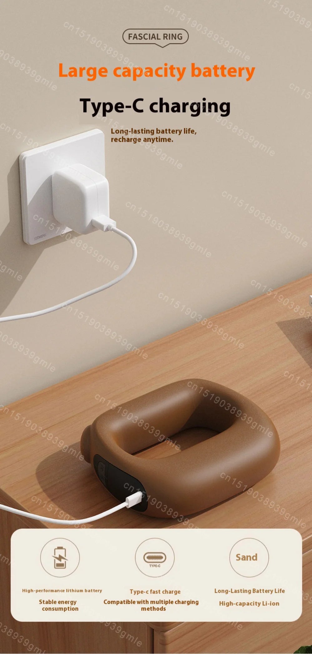 Fascia Vibration Mini Massage Ring