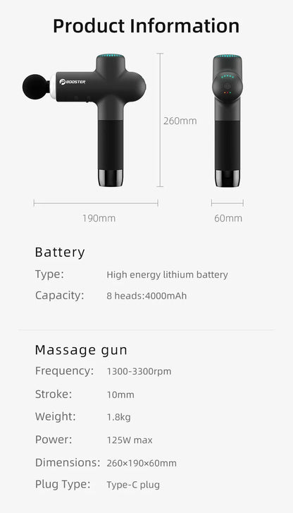 Booster Smart Fascia Massage Gun