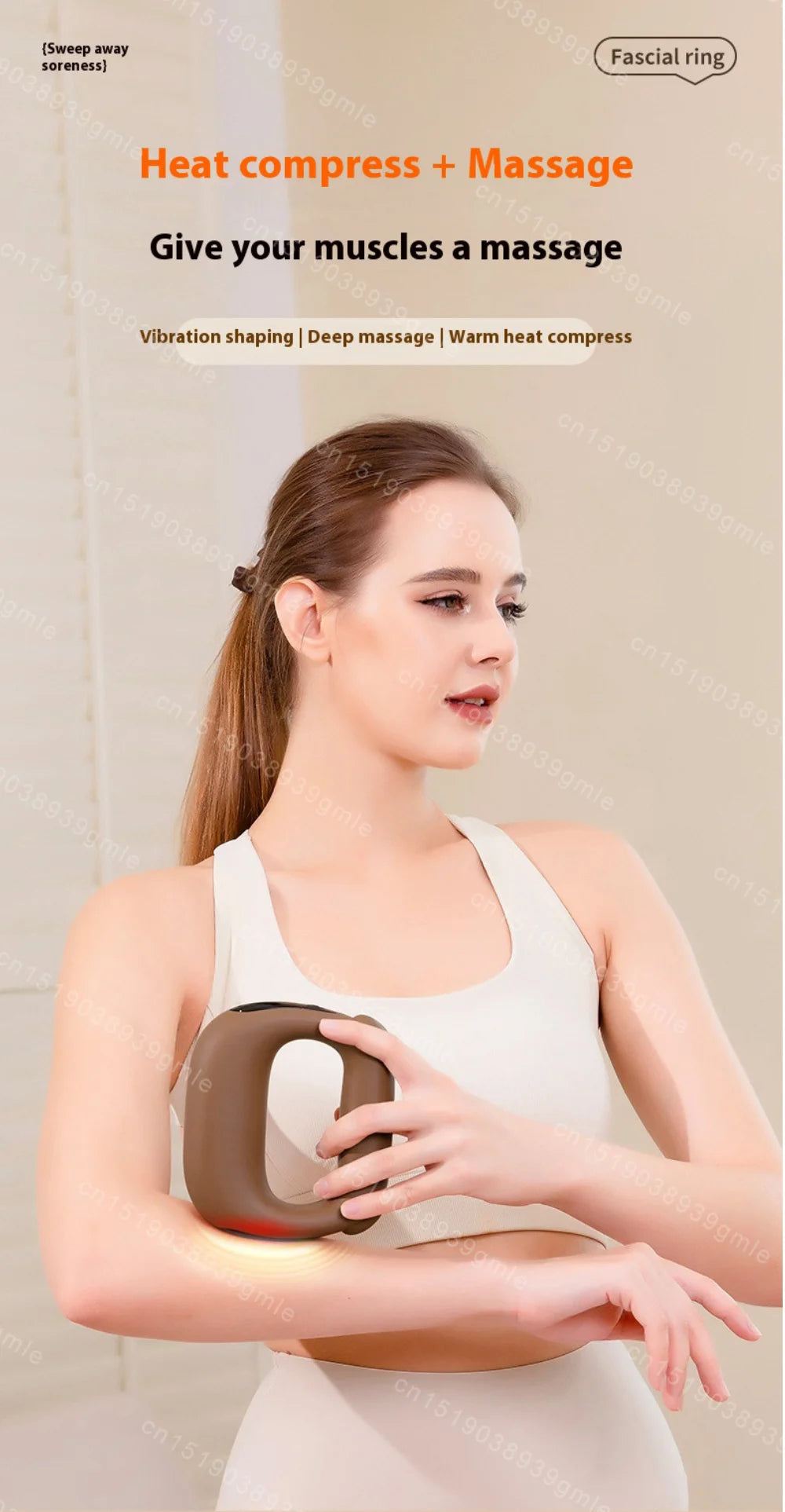 Fascia Vibration Mini Massage Ring