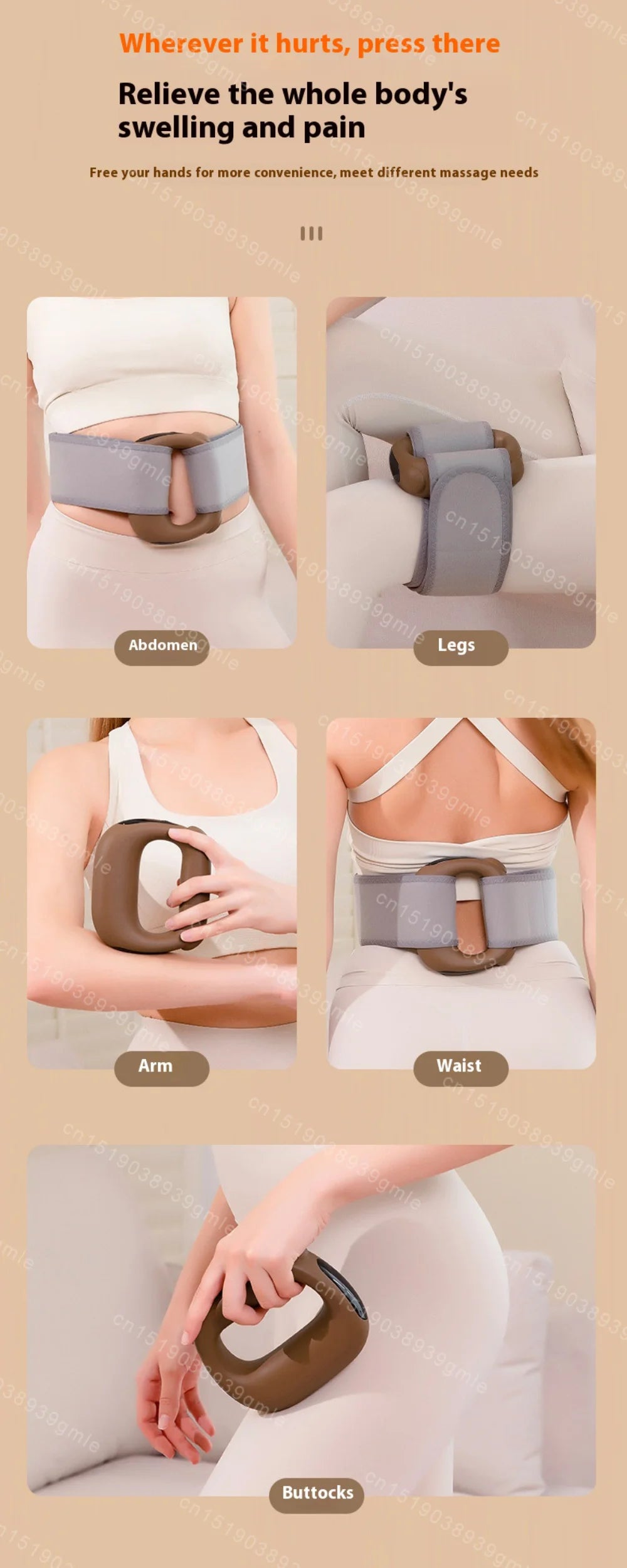 Fascia Vibration Mini Massage Ring